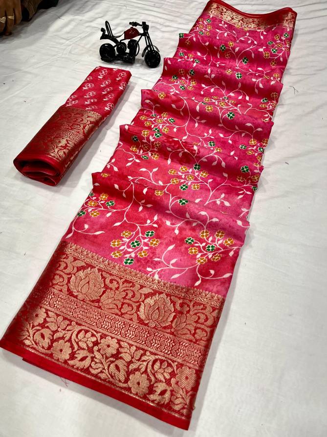 Wow Hit Super Contrast pallu Dola Silk Non Catalog Saree Wholesale Price In Surat
